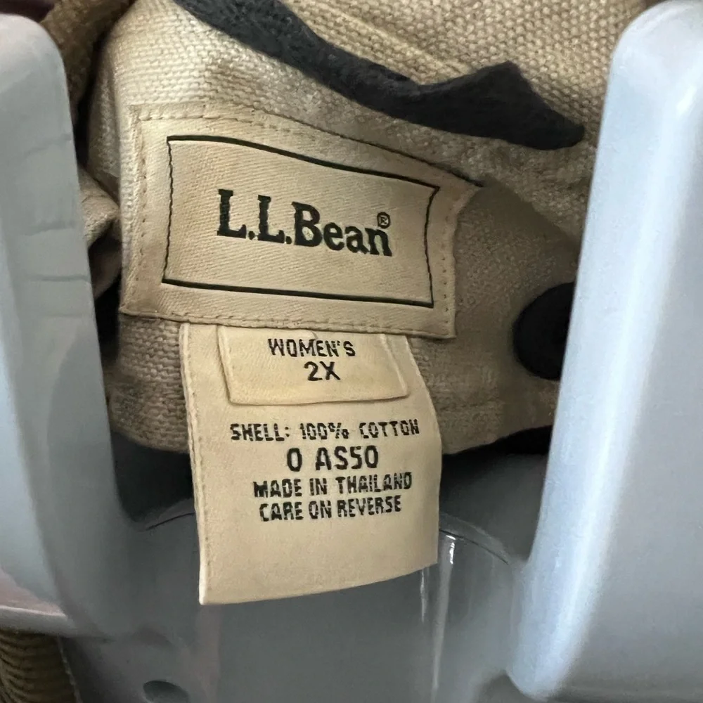 L.L. Bean Barn/chore coat with wool liner, plus size - Picture 9 of 10